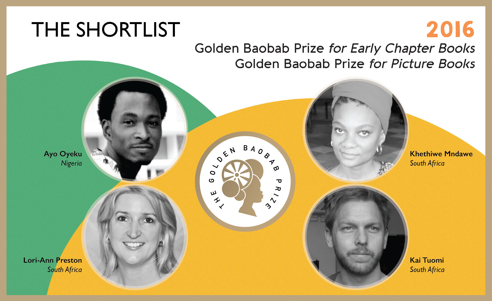 2016 Golden Baobab Prize Shortlist.